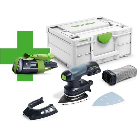 Festool Akku-Deltaschleifer DTSC 400-Basic-ERGO mit 1x 3,1 Ah Akku im Systainer (1/10)