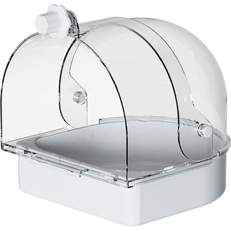 Boîte de bain suspendue pour petits oiseaux, idéale pour les pivoines à peau de tigre. (1/4)