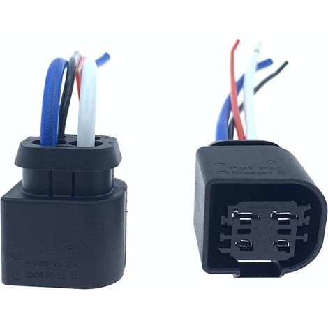 Compatible avec les connecteurs et faisceaux de câbles de pompes à eau électroniques Mercedes-Benz et BMW Série 3, Série 5, Série 7, X5, X6, X1, Z4, N52, N54, N55. (1/4)