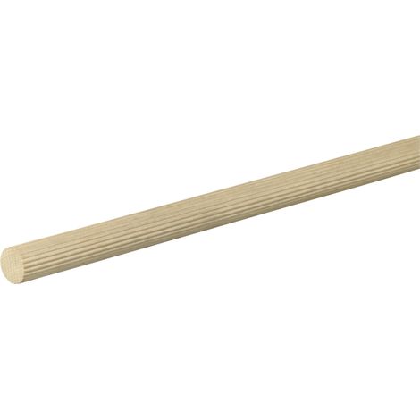 FN Neuhofer Rundstab gerillt 100 cm 20 x 20 mm Buche Leisten (1/3)