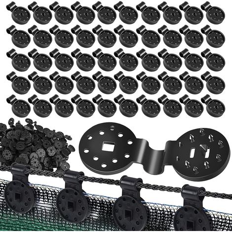 Clips pour Toile D'Ombrage Clips Plastiques pour Toile D'Ombrage Clip SpéCial avec œIllet pour Filet D'Ombrage Shade Cloth Plastic Clips Clips De Fixation pour Bache pour Toile E ClôTure (1/5)
