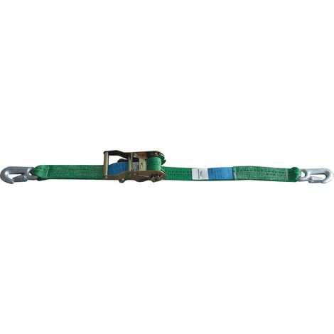 R sangle d'arrimage Mousqueton 2 pices L, 6 m/largeur 35 mm 1000/2000daN (1/2)