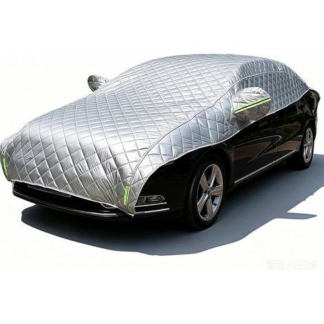Housse de voiture demi-housse de protection solaire (type universel : convient aux berlines, aux hayons et aux SUV)