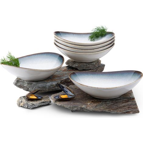 KONSIMO TIME DIM Suppenteller 6-tlg Porzellan, marineblue (1/5)