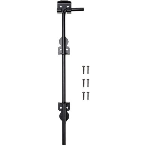 QORVA-Boulons carrés portables et robustes de 30,5 cm pour double porte en bois, patio, usage quotidien, clôture et portail de jardin