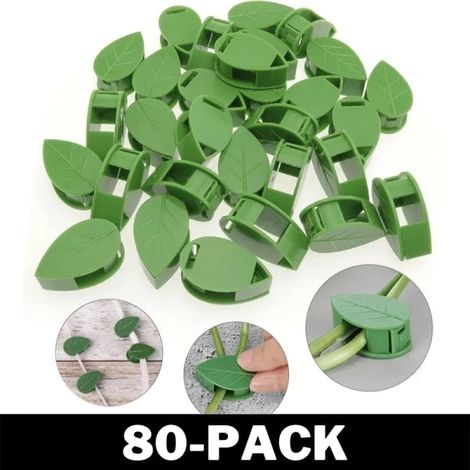 Supports adhésifs pour plantes - Pinces invisibles intelligentes pour plantes (lot de 80)xx (1/5)