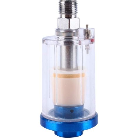 Filtres pour la Finition Automobile, Piège à Eau Peinture HVLP Pulvérisation par Gravité Alimentation Jetables Pistolet de Séparateur D'huile d'eau Filetage Mâle et Femelle (1/4)