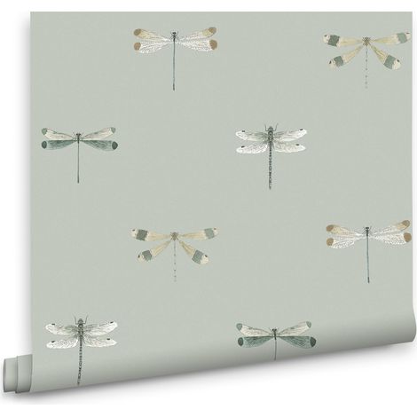 Sophie Allport Vliestapete Kinderzimmer - Watercolour Dragonfly - 10mx52cm (1/4)