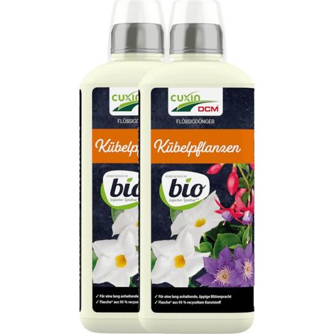Cuxin Flüssigdünger Kübelpflanzen Bio 1,6 l Pflanzendünger Balkondünger Blumen