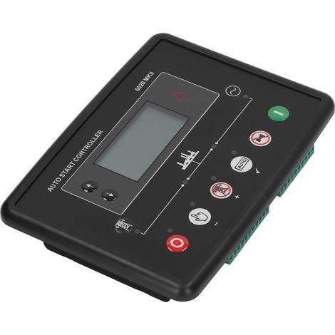 Generator-Steuermodul mit automatischer Startfunktion und Fernbedienung, LCD-Bildschirm, ABS-Gehäuse, DC 8–35 V/600 V AC-Schalttafel (1/5)