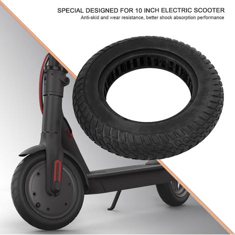 Pneu plein tubeless résistant aux explosions et durable pour trottinette électrique 10 pouces (1/5)