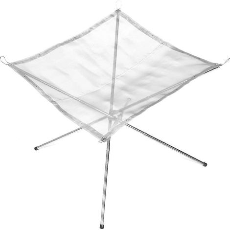 Support métallique portable pour foyer extérieur, grand format (1/5)