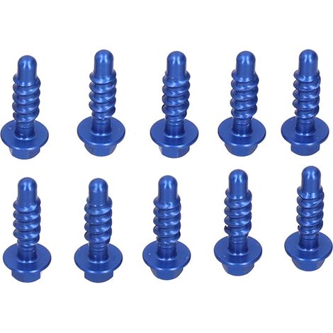 Kit Vis Autoforeuses Fini Anodisé Compatible 125 150 200 EXC XC SXF EXCF XCF 1997-2020 (Bleu) (1/5)