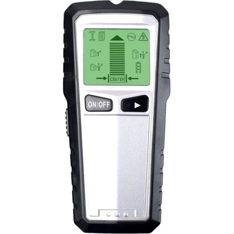 Stud Finder Wall Scanner Pro Tool, 5 in 1 Stud Detector, Intelligent CPU with LCD Display, Stud Sensor, Find Center and Edge of Wood, Metal Studs, Joists, Pipes, Detects AC Live Wire in Ceiling (1/5)
