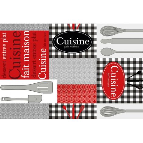 Tapis cuisine retro 40cm x 60cm