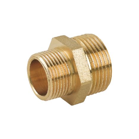 Nipples doppio ridotto mm in ottone giallo  1/2" x 3/4CAVAL