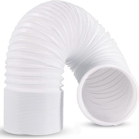 Tuyau d'évacuation climatiseur mobile 200cm – Diamètre 13cm – Polypropylène résistant aux températures de -20 °C à 70 °C (1/5)
