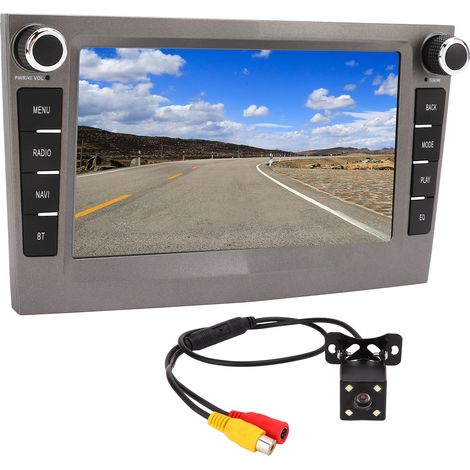 Autoradio GPS 7 pouces CarPlay Multimédia Écran Tactile Android 11 pour Opel Astra 2004-2009, Gris, 1Go RAM + 16Go ROM, Lecteur Vidéo (1/5)