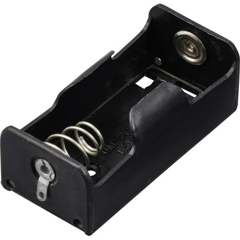 TRU COMPONENTS TC-13220488 Batteriehalter 1x Baby (C) Lötanschluss (L x B x H) 60 x 28 x 22 mm (1/2)