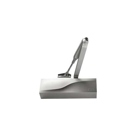 CHIUDIPORTA AEREO IS60 3721 ARGENTO  c/fermo, mm.228x69x51h. (372101003)    ISEO