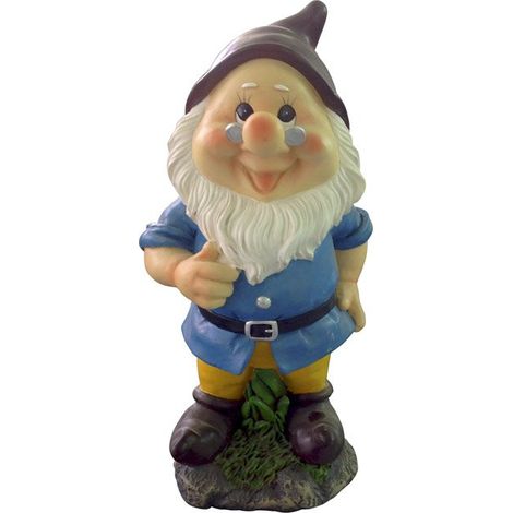 STATUA DA GIARDINO NANO 1 IN POLIRESINA 16X13X28 CM