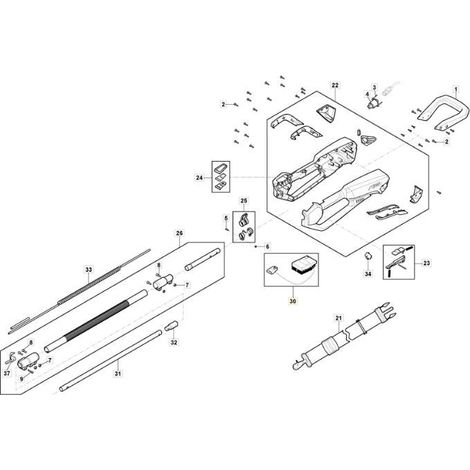 PCB E COMP ELETTR. MH 900 LI 48 ORIGINALE STIGA - 118811362/0