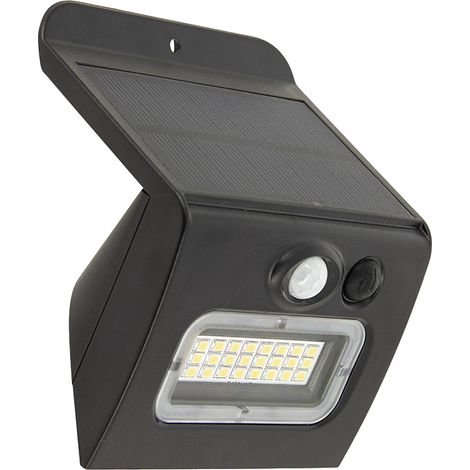 Xanlite Aplique solar led con sensor aps250d 6500k luz fría