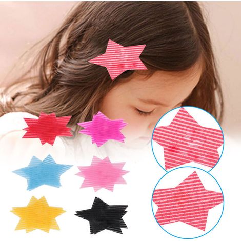 12 Sternen-Haarsticker und Pony-Clips, Haaraccessoires für Kinder (1/5)