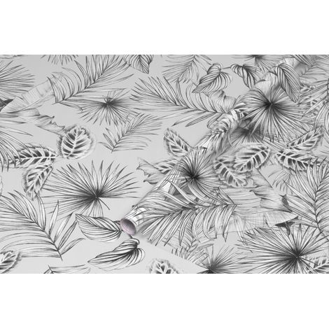 d-c-fix pellicola per finestra Botanicals 67,5 cm x 2 m – pellicola oscurante autoadesiva con motivo moderno per superfici in vetro – autoadesiva, opaca, decorativa (1/5)