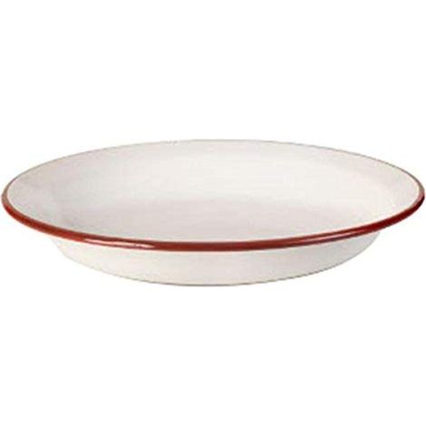 Assiette, LDPE, Blanc, 22 cm, 22 x 22 x 4 cm (1/2)