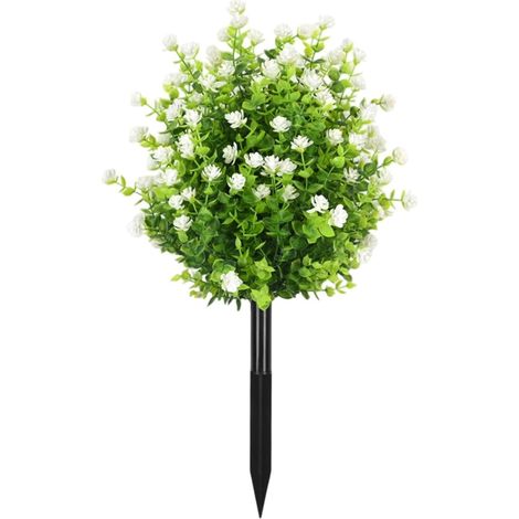 Fleurs Artificielles D'Extérieur Résistantes Aux UV Arbustes Artificiels Piquets De Fleurs Factices D'Extérieur Pour Printemps Été Intérieur Porche Jardin Maison Patio Porte (1/5)