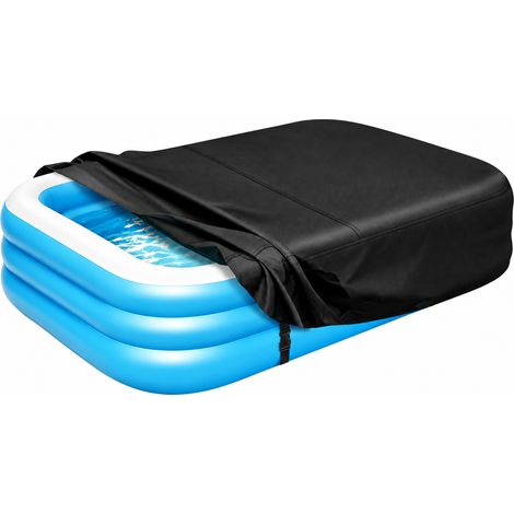 Bâche de Piscine Rectangulaire en Tissu Oxford, Imperméable et Anti-Poussière, Housse de Protection, 228 × 152 × 56 cm (1/5)