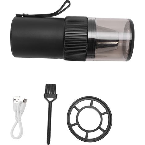 Moulin café électrique portable poignée – USB rechargeable arrêt auto silencieux réglable maison camping (1/5)