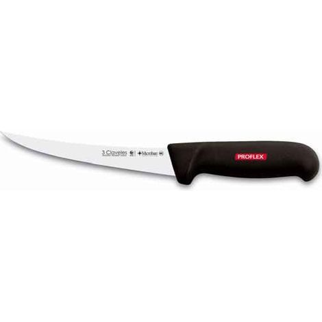 Cuchillo deshuesar 3 Claveles 15 cm curvo - FLEXIBLE (1/3)
