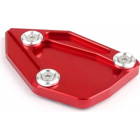 (Rouge) Compatible avec BMW C600 SPORT C650GT C 650 GT 650GT 2012-2020 - Accessoires moto - Béquille latérale - Extension - Plaque de support maxpower (1/4)