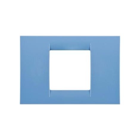 PLAQUE 2 POS.BLEU CIEL SYSTEM VIRNA GEWISS GW22162