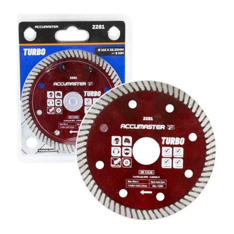 Disco Corte Ultrafino Porcelánico 115X22.2(8)mm Para Amoladoras Angulares (1/5)