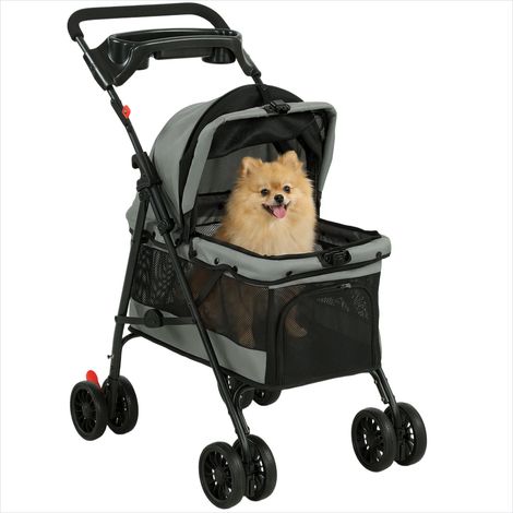 Caisse de transport pour animaux Poussette pliable pour chien (1/5)