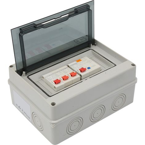 Tableau électrique triphasé pour garage/caravane, 63 A, 30 mA, différentiel résiduel (RCD), disjoncteur 3MCB, 6a16a32A (1/5)