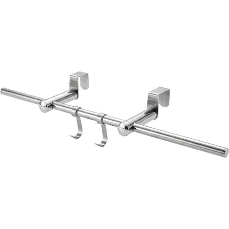 Porte-serviettes à suspendre à la porte, en acier 40 cm (15,75 pouces) (1/5)