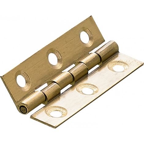 Set di 2 cerniere universali in ottone per mobili, L.51 x P.25 mm HETTICH