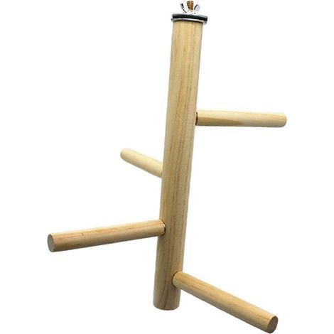 Perchoir pour oiseaux de compagnie, support pour perruches et canaris.-No Leaves