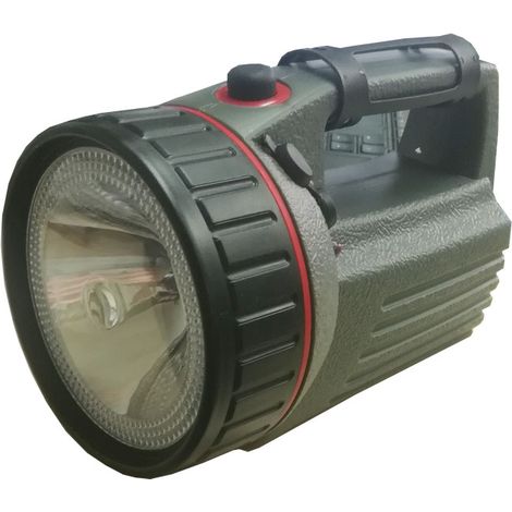 Maxter – Lampe torche LED rechargeable 90 lumens – Autonomie 30 heures – Résistante à la pluie (IP43) – Interrupteur antichoc