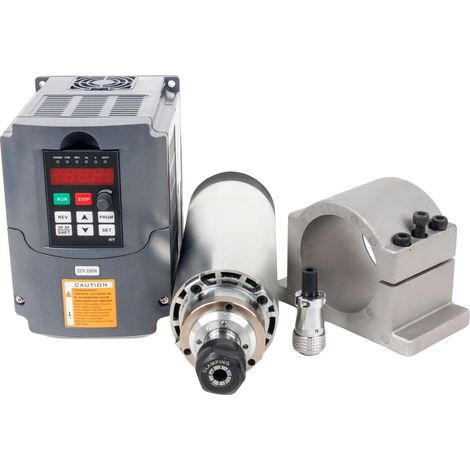 Moteur de broche CNC, Contrôle PID, Communication RS485, kit complet, 1.5KW ER16 (1/2)