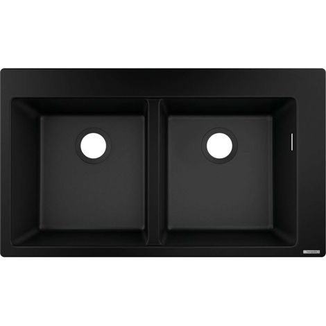 S510-F770 Lavello incasso 370/370 nero grafite (1/4)
