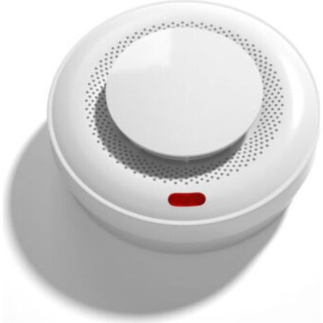 Détecteur de Fumée Alarme Incendie, Détection 360° Haute Sensibilité, Transmission Sans Fil 433MHz - Pour Maison, Camping-car, Bureau, Auto-Vérification (1/5)