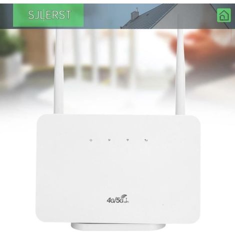 Routeur WiFi 4G - SJLERST - Modèle ZX297520 - Supporte 32 utilisateurs - Port RJ45 - Couverture jusqu'à 50m
