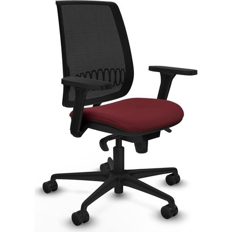 Bürostuhl piqueras y crespo Alares schwarz Mesh Kunstleder (1/2)