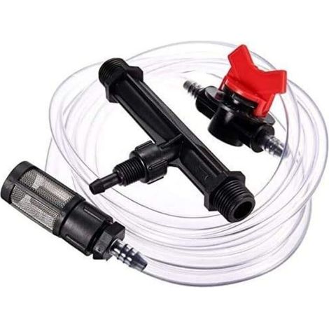 Injecteur d'engrais Venturi 25Ø 3/4 ". Débit maximum d'engrais de 9 à 92 l/h. Filetage mâle 3/4". Injecteur d'engrais professionnel avec clé doseuse. (1/5)