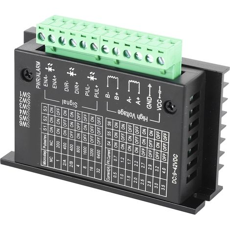 Module de commande de moteur pas à pas pour mise à niveau TB6600 (42, 57, 86 pas) (1/5)
